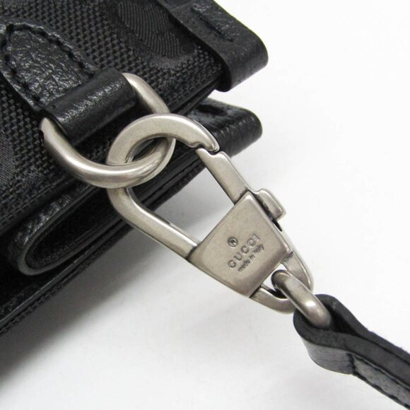 GUCCI Black Leather Shoulder Bag - Picture 6 of 13